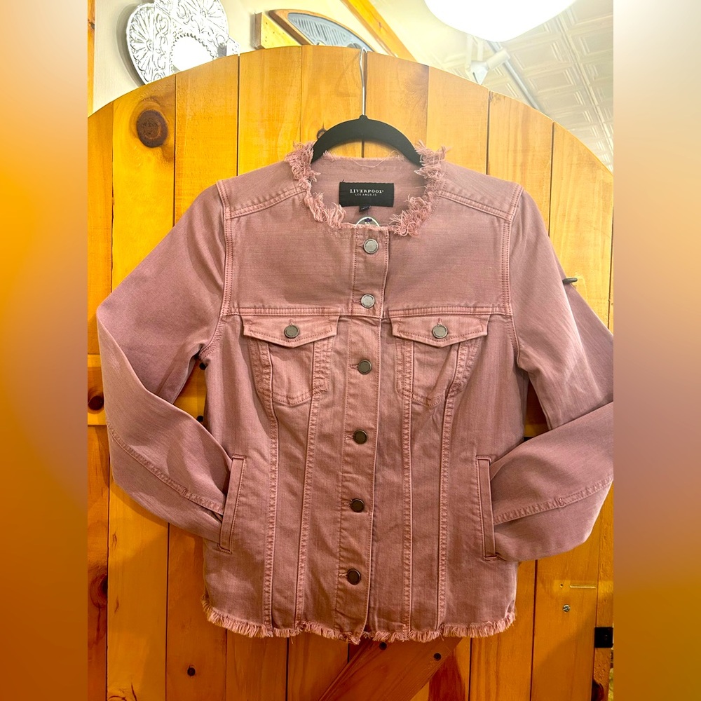 Liverpool “Collarless” Denim Jacket